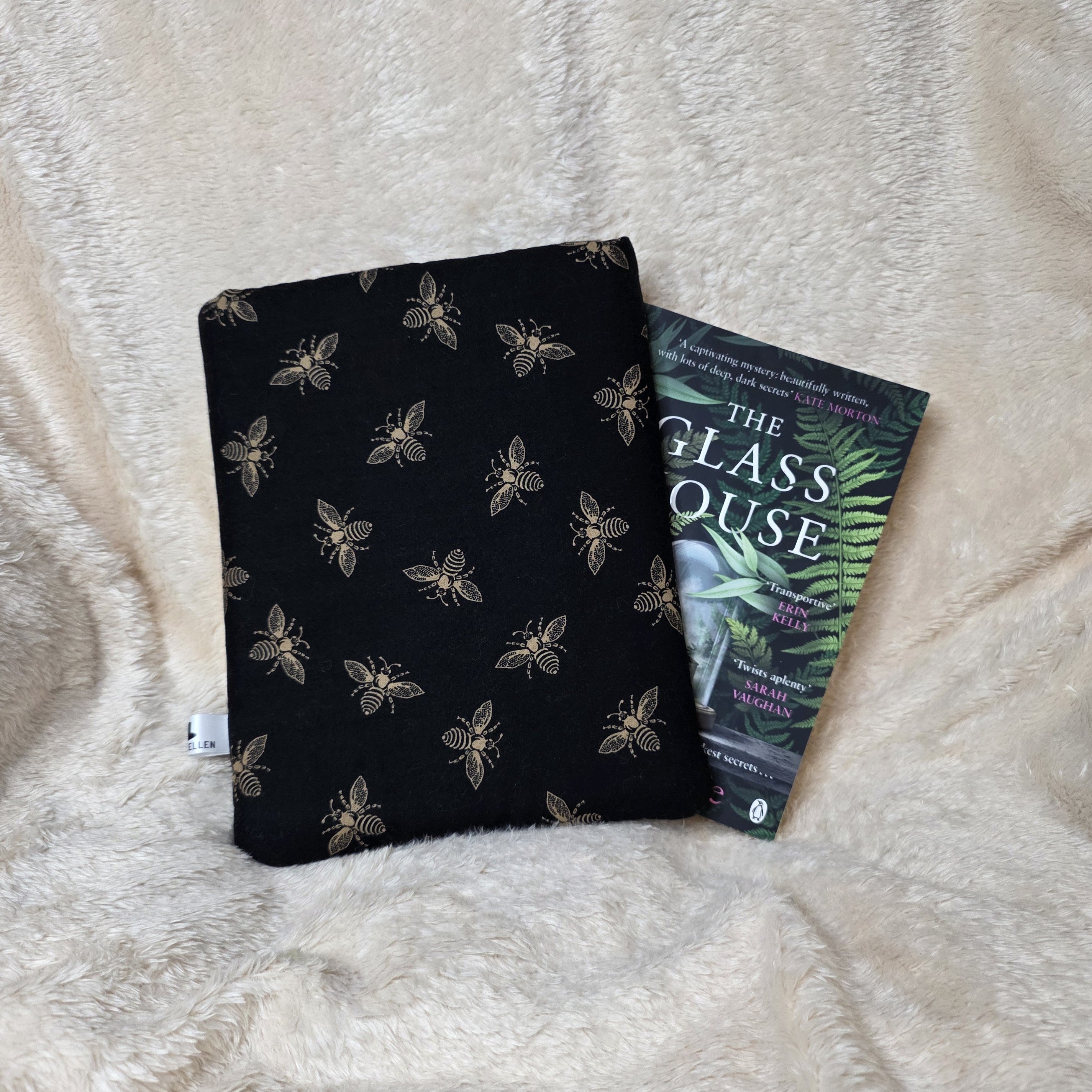 Rose Gold Bee Book Sleeve