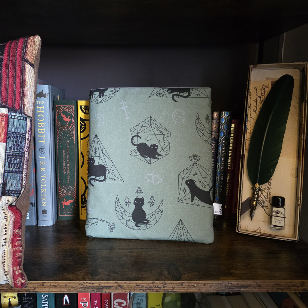 Witchy Cat Book Sleeve