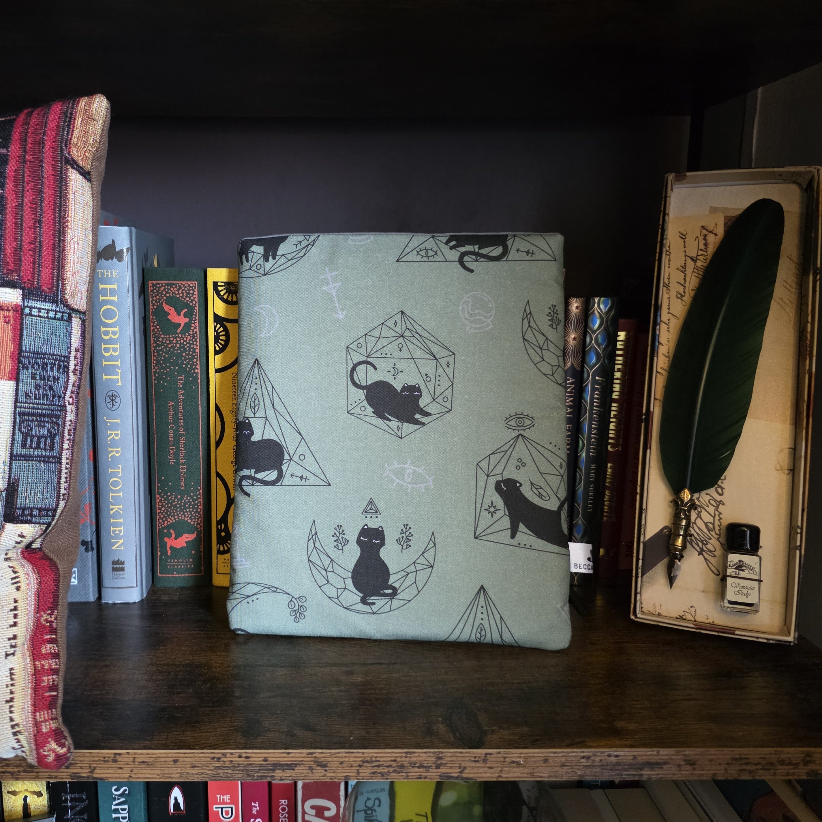 Witchy Cat Book Sleeve