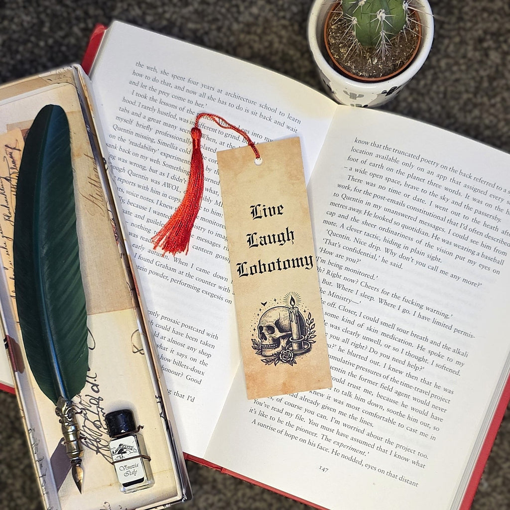 Live Laugh Lobotomy Bookmark