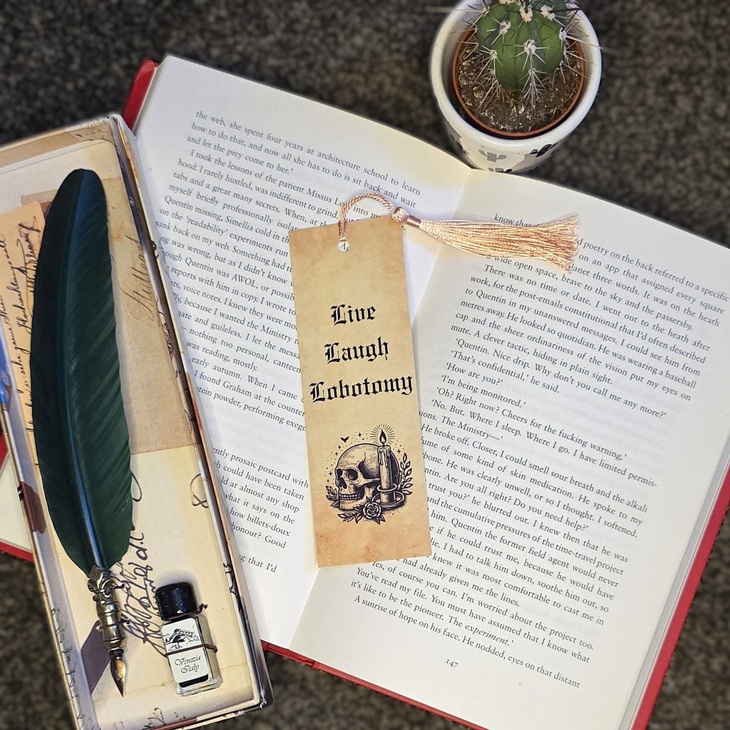 Live Laugh Lobotomy Bookmark