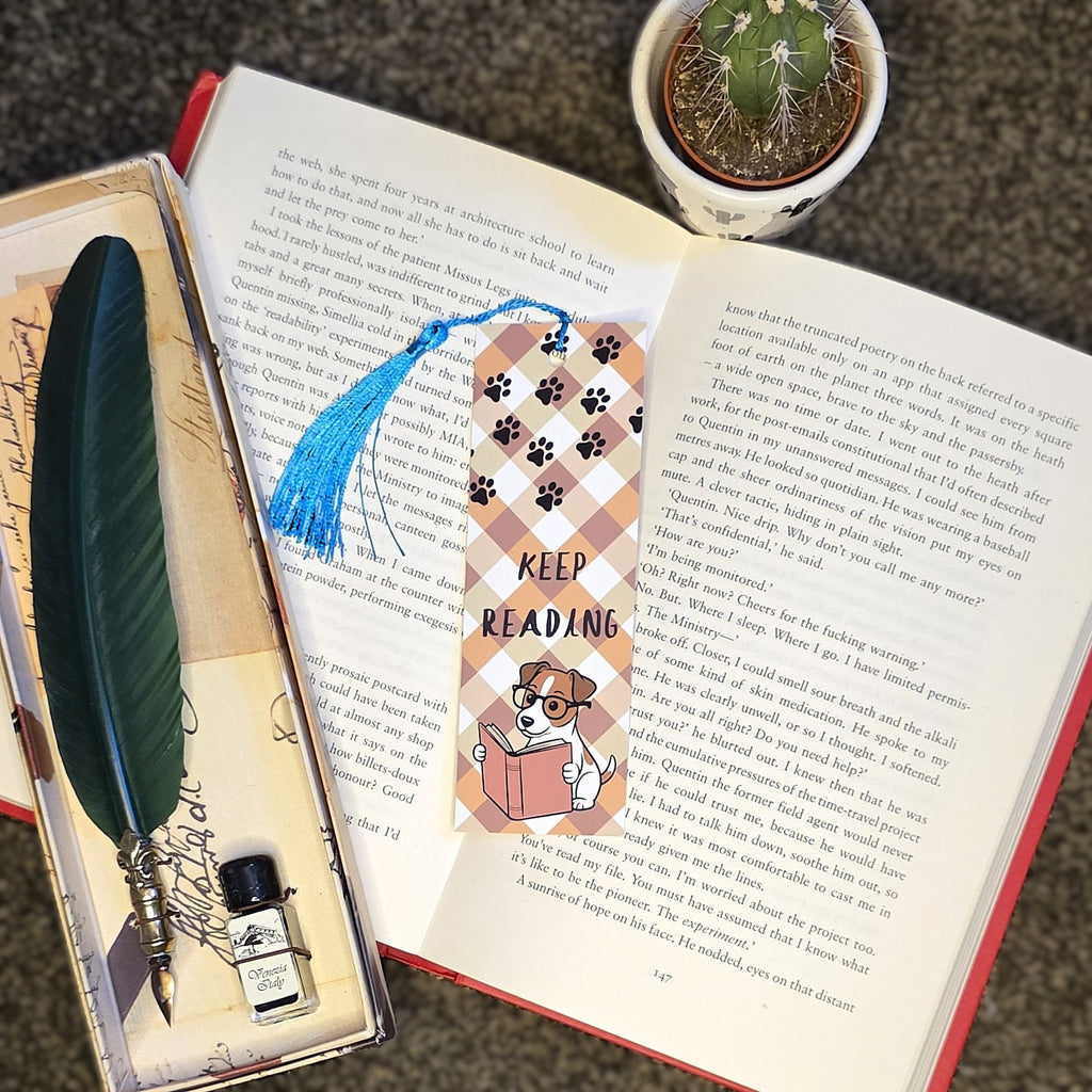 Keep Reading Dog Bookmark