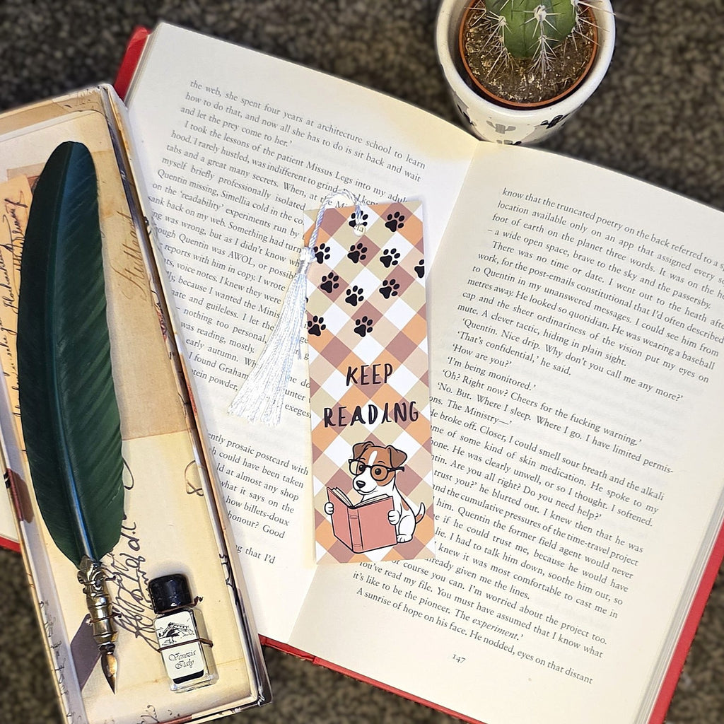 Keep Reading Dog Bookmark