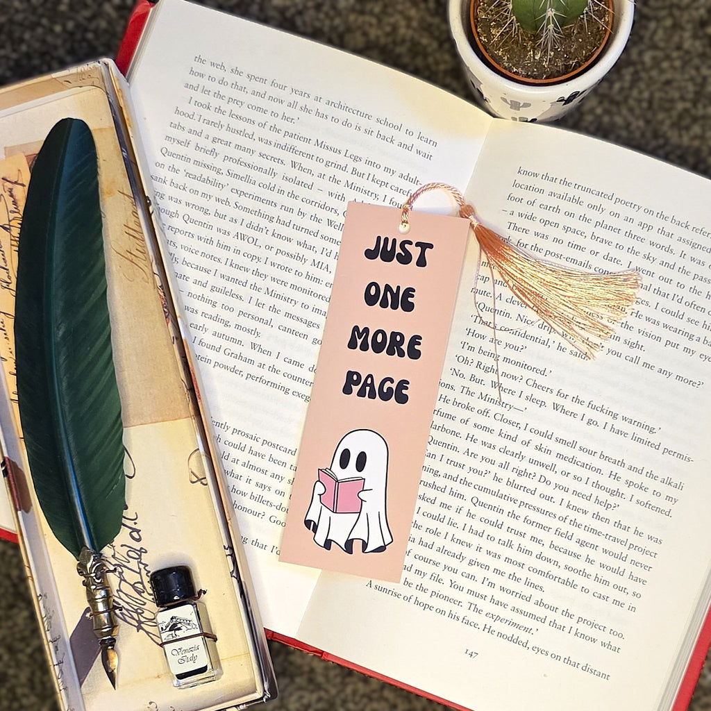 One More Page Ghost Bookmark
